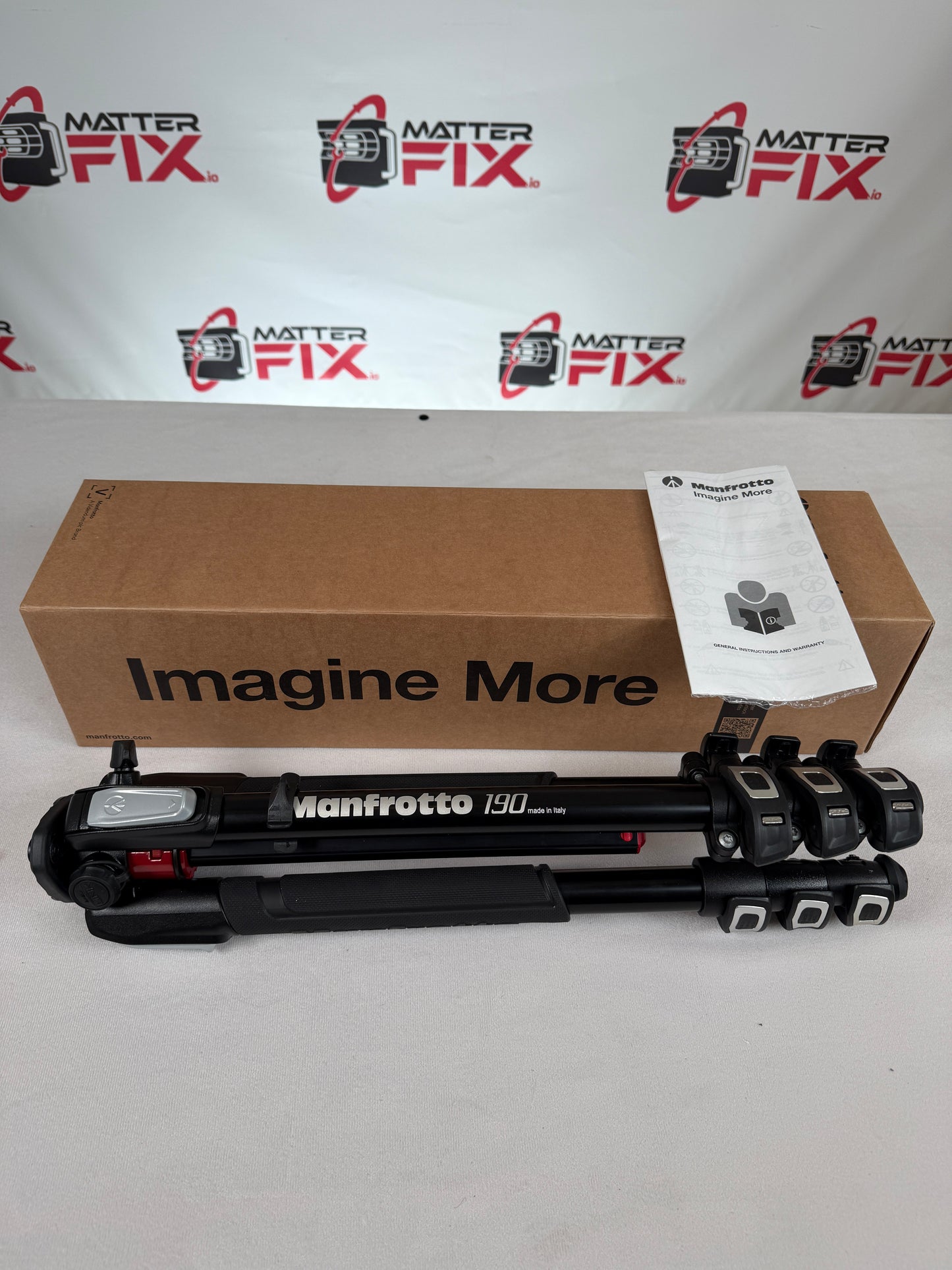Matterport Pro3 Contractor Kit Upgrade - Pelican 1525 Case w/Custom Foam Insert, Manfrotto 190X4 Tripod & Pro3 Battery