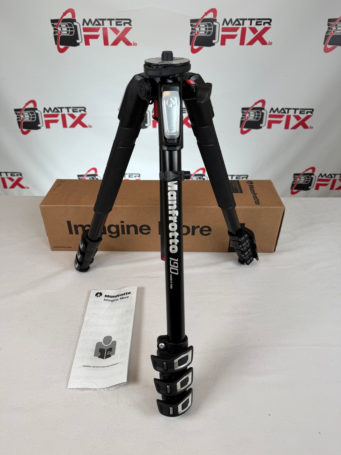 Matterport Pro3 Contractor Kit Upgrade - Pelican 1525 Case w/Custom Foam Insert, Manfrotto 190X4 Tripod & Pro3 Battery