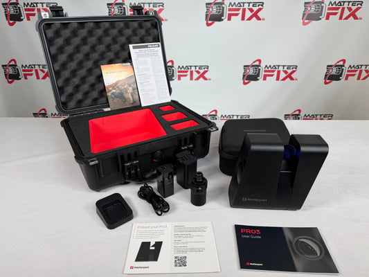 New Matterport Pro3 MC300 Capture Kit - Affirm Financing - Camera Kit, Pelican 1450 Case, 1 Year MatterGuard Total Protection, 2 Year Warranty