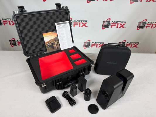 Matterport Pro3 MC300 Capture Kit - Certified Pre-Owned - Affirm Financing - Camera Kit, Pelican 1450 Case, 1 Year MatterGuard Total Protection, 2 Year Warranty