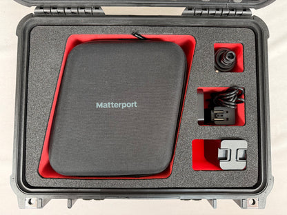 Matterport Pro3 MC300 Capture Kit - Certified Pre-Owned - Affirm Financing - Camera Kit, Pelican 1450 Case, 1 Year MatterGuard Total Protection, 2 Year Warranty